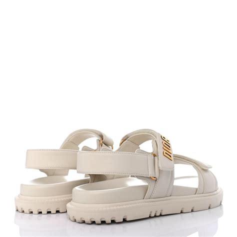 christian dior white sandals.